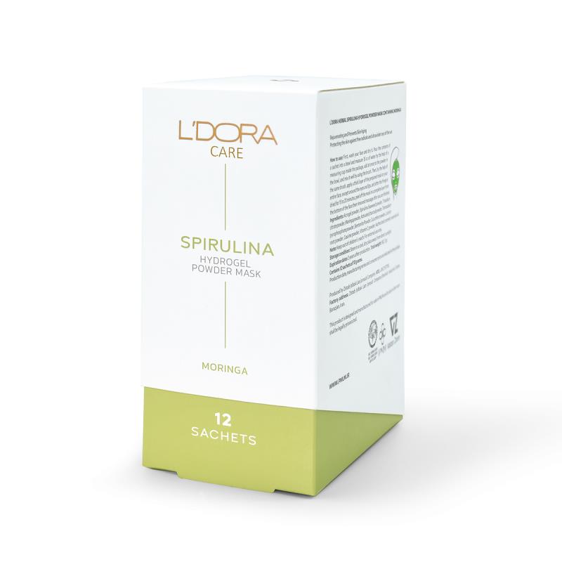 ماسک پودری اسپیرولینا هیدروژلی حاوی مورینگا ،12 عددی